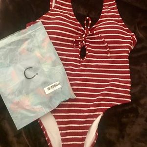 Medium Cupshe Maroon One-Piece